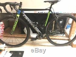 Complete Cannondale CAAD 12 bike, size 50cm. Profile carbon fiber wheel