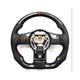 Custom real carbon fiber red line black leather Steering Wheel For NISSAN 350Z