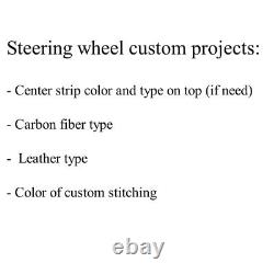 Customized 100%Real Carbon Fiber Steering Wheel for SUBARU XV Crosstrek Forester