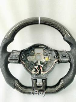 Customized Carbon Fiber Car Steering Wheel For VW Golf 6 MK6 GTI Scirocco R