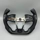 Customized Carbon Fiber black leather Steering Wheel for 2016-2021 HONDA CIVIC