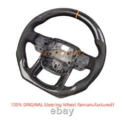 Customized For 2014-2021 Range Rover Sport L494 Real Carbon Fiber Steering Wheel