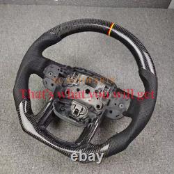 Customized For 2014-2021 Range Rover Sport L494 Real Carbon Fiber Steering Wheel