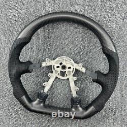 Customized Real CARBON FIBER Leather Steering Wheel Fit Corvette C5 Z06 97-04