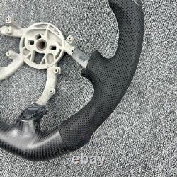 Customized Real CARBON FIBER Leather Steering Wheel Fit Corvette C5 Z06 97-04