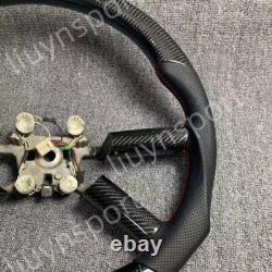 Customized Real Carbon Fiber Leather Steering Wheel for Jeep Wrangler 2008-2011
