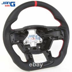 Customized perforated leather Steering Wheel Fit for 2015+ Ford F150 F250 raptor