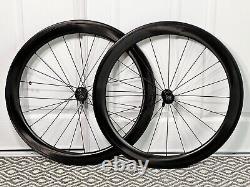 DT Swiss 240 Carbon Fiber Tubular Road Bike Wheelset 700c 60mm Rim QR 10sp 1380g