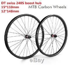 DT swiss 240s 148 boost straight pull hub 29er 35mm Carbon MTB Wheel