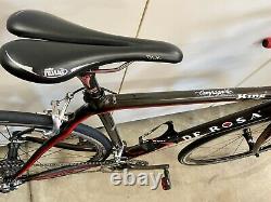 De Rosa King 52cm Carbon Bike Campagnolo Record New Campy Wheels ++++ Upgrades