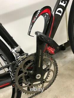 De Rosa King 52cm Carbon Bike Campagnolo Record New Campy Wheels ++++ Upgrades