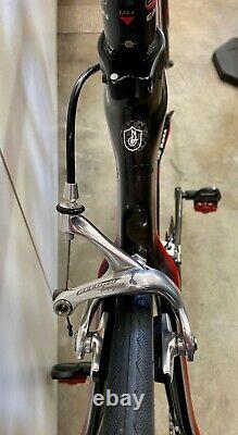 De Rosa King 52cm Carbon Bike Campagnolo Record New Campy Wheels ++++ Upgrades