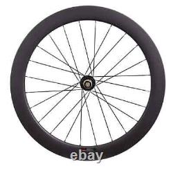 Disc Brake Carbon Fiber Road Bike Wheels 6025mm 6 Bolt Clincher Tubular