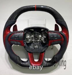 Dodge Charger Challenger Scat SRT GT Carbon Fiber Custom Steering Wheel 2015+