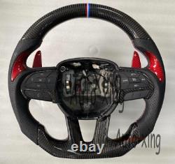 Dodge Charger Challenger Scat SRT GT Carbon Fiber Custom Steering Wheel 2015+