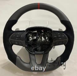 Dodge Charger Challenger Scat SRT GT Carbon Fiber Custom Steering Wheel 2015+