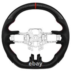 Dry Carbon Fiber Steering Wheel For Ford Mustang GT EcoBoost 2015 2017