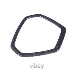 Dry Carbon Fiber Steering Wheel Logo Cover Trim Set For Lamborghini Urus 18-25