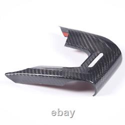 Dry Carbon Fiber Steering Wheel Logo Cover Trim Set For Lamborghini Urus 18-25