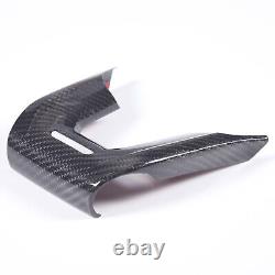 Dry Carbon Fiber Steering Wheel Logo Cover Trim Set For Lamborghini Urus 18-25
