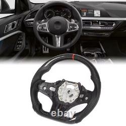 Dry Carbon Fiber Steering Wheel Perforated Leather for Charger