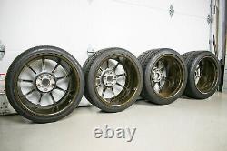 Dymag 19 Carbon Fiber Wheels For Porsche 911 997 Turbo Set Of Four Used