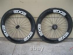 EDGE Carbon Fiber 700c Road Bike Wheelset Very Nice