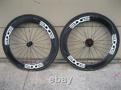 EDGE Carbon Fiber 700c Road Bike Wheelset Very Nice