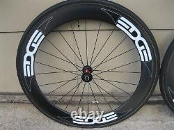 EDGE Carbon Fiber 700c Road Bike Wheelset Very Nice