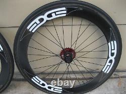 EDGE Carbon Fiber 700c Road Bike Wheelset Very Nice