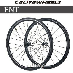 ELITEWHEELS ENT 50mm 700C Carbon Clincher Wheels Road Bike Carbon Wheelset Race