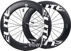 ELITEWHEELS Road Bike Carbon Wheels 700C Clincher 38/50/60/88Mm Carbon Wheelset