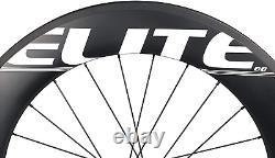 ELITEWHEELS Road Bike Carbon Wheels 700C Clincher 38/50/60/88Mm Carbon Wheelset