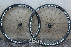 Easton EC90SL Carbon Road Bike Wheel Set 700c 10s Clincher Aero Cyclocross