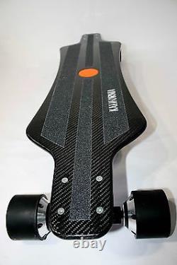 Electric Skateboard, Carbon Fiber Dual Wheel Drive, Black Mamba, Kalifornia skat