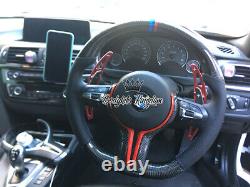 F80 F82 f87 F83 F30 f32 f36 m3 m4 m2 carbon fiber steering wheel flat bottom gt