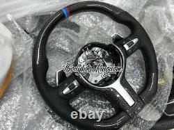 F80 F82 f87 F83 F30 f32 f36 m3 m4 m2 carbon fiber steering wheel flat bottom gt