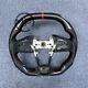 FLAT TOP Carbon Fiber Steering Wheel for Honda 10th gen Civic FK8 2016-2021