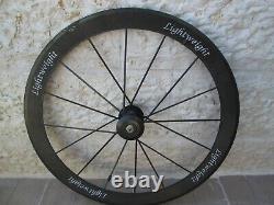 FOR REPAIR Lightweight Meilenstein 16Spoke FRONT Tubular Carbon Wheel 497g 53mm