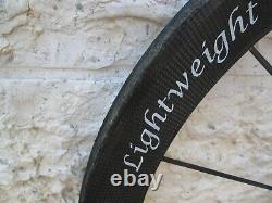 FOR REPAIR Lightweight Meilenstein 16Spoke FRONT Tubular Carbon Wheel 497g 53mm