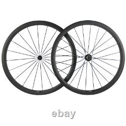 Factory Sales 700C 38mm Clincher R13 Carbon Wheelset Road Bike Wheels Road Bike