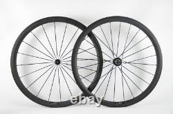 Factory Sales 700C 38mm Clincher R13 Carbon Wheelset Road Bike Wheels Road Bike