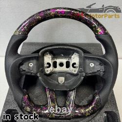 Fit Dodge Charger Hellcat Durange Forged Carbon Fiber Steering Wheel