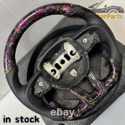 Fit Dodge Charger Hellcat Durange Forged Carbon Fiber Steering Wheel