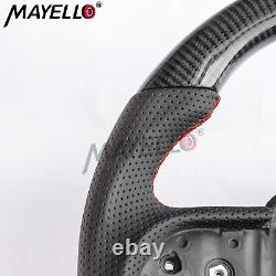 Fit Dodge Charger Hellcat Jeep Grand Cherokee SRT Carbon Fiber Steering Wheel