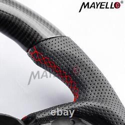 Fit Dodge Charger Hellcat Jeep Grand Cherokee SRT Carbon Fiber Steering Wheel