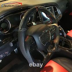 Fit Dodge Charger Hellcat Jeep Grand Cherokee SRT Carbon Fiber Steering Wheel/us
