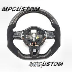 Fit For Volkswagen MK6 Golf 6 R GTI Jetta 2008-2014 Carbon Fiber Steering Wheel