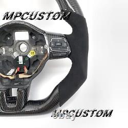 Fit For Volkswagen MK6 Golf 6 R GTI Jetta 2008-2014 Carbon Fiber Steering Wheel
