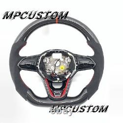 Fit For Volkswagen MK8 Golf 8 R GTI GTE 2020-2021 Carbon Fiber Steering Wheel